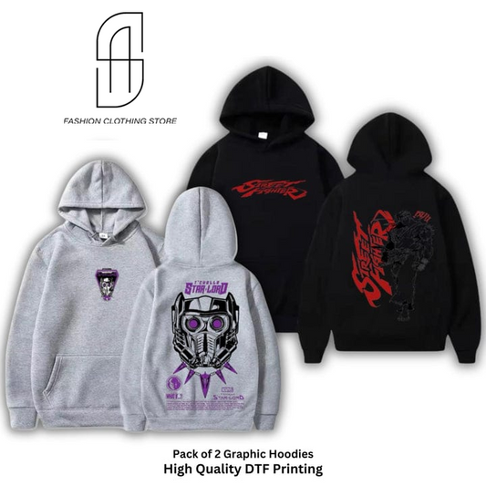 NEW TRENDY PREMIUM QUALITY WINTER COLLCETION PRINTED PULLOVER HOODIES FOR MENS