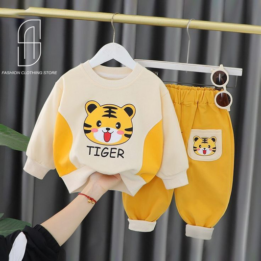 WINTER KIDS TIGER PRINTED TRACKSUT UNIQUE AND TRENDY DESIGN