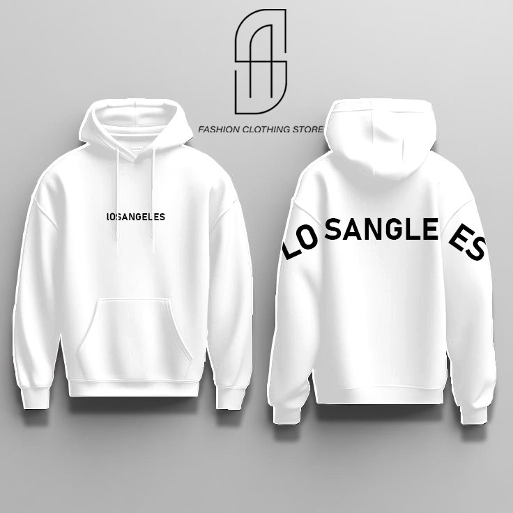 LOSANGLES Printed Pullover Hoodie - Premium Quality, Stylish Winter Sweatshirt - Stay Fashionable And Warm - Winter Chic