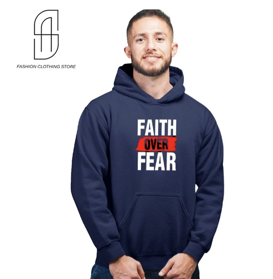 NEW TRENDY WINTER COLLECTION PRINTED BLACK AND BLUE HOODIES FOR MENS