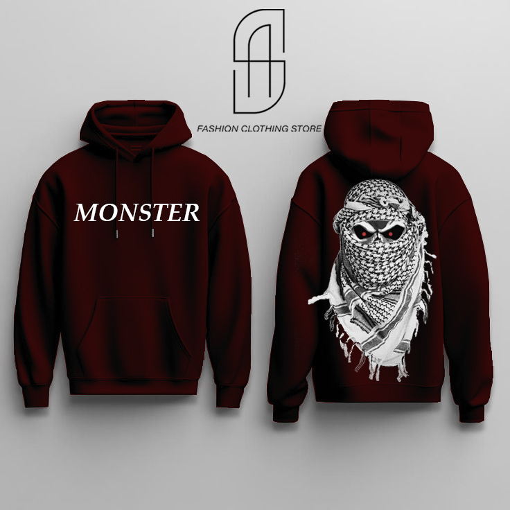 Printed Pullover Hoodie - Premium Quality, Stylish Winter Sweatshirt - Stay Fashionable And Warm - W