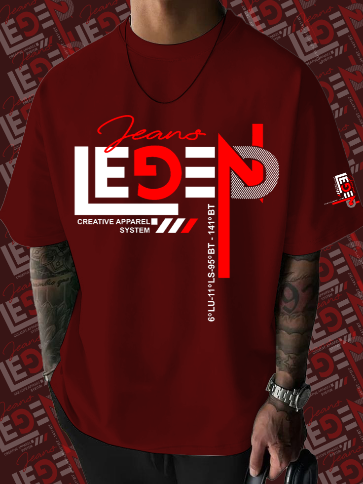 DROP SHOUILDER LEGEND PRINTED FOR MENS AND BOYS CASUAL WEAR.