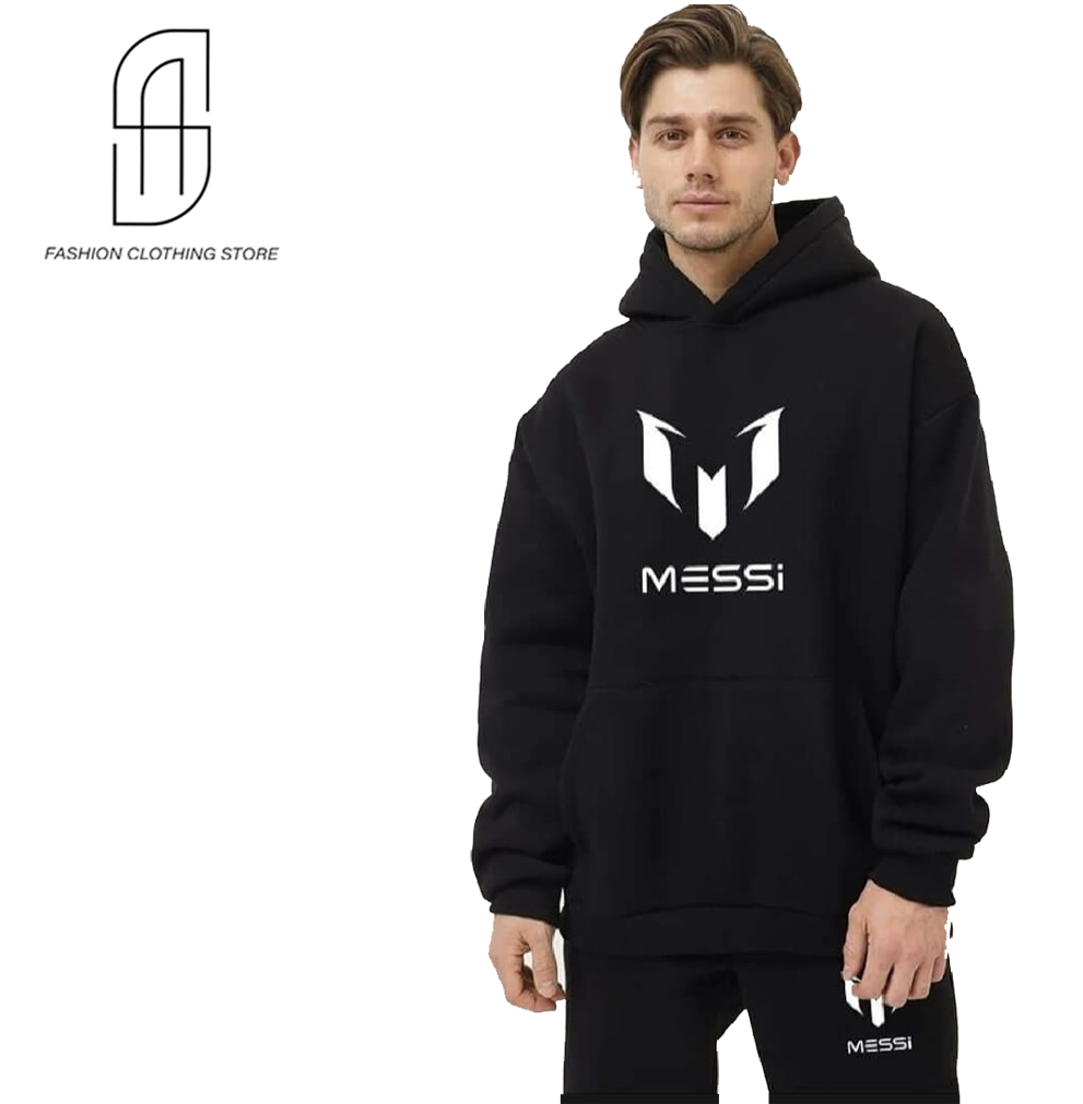 NEW TRENDY PREMIUM QUALITY WINTER COLLECTION PRINTED PULLOVER HOODIES TRACKSUIT FOR MENS