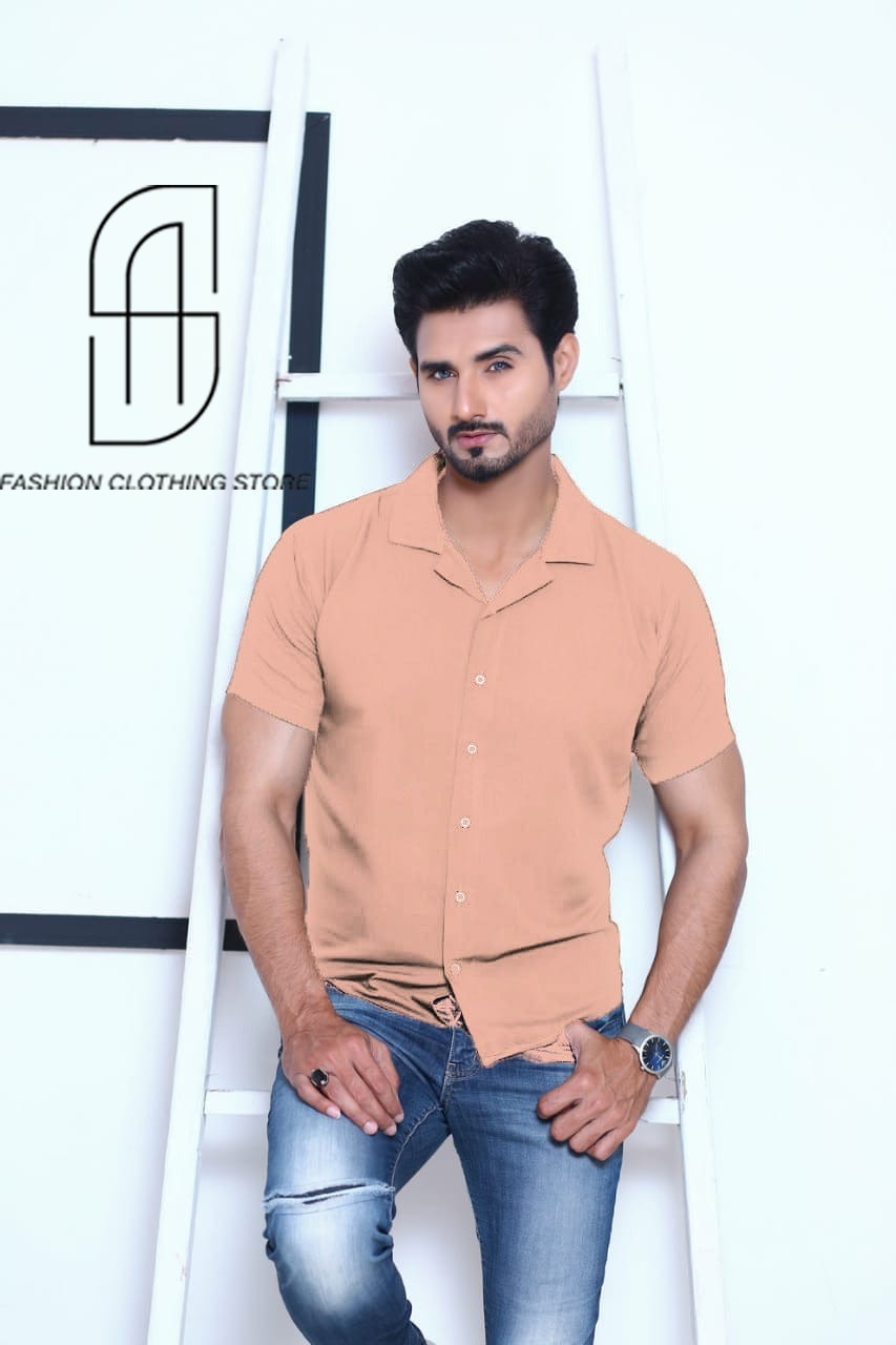 Sandstone Relaxed Fit Casual Shirt