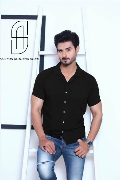 Midnight Black Casual Shirt